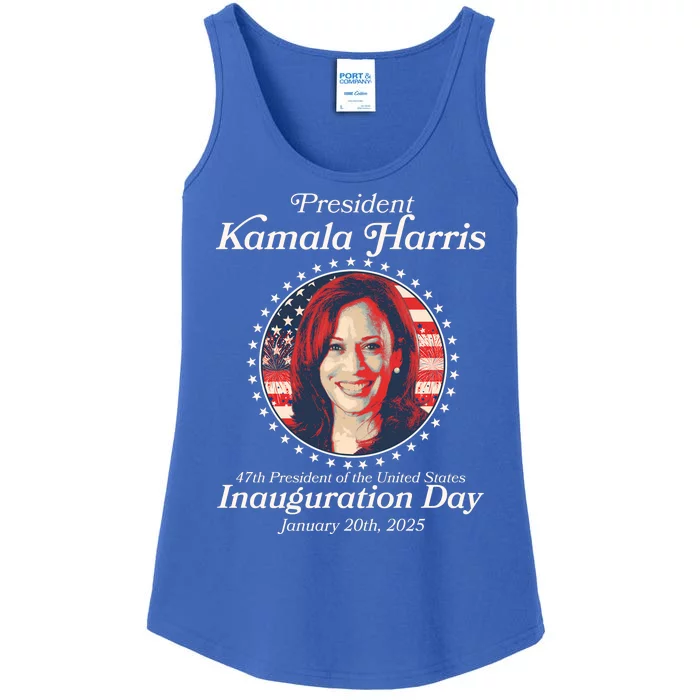 Vote Kamaia Harris 2024 Inauguration Day 2025 Ladies Essential Tank