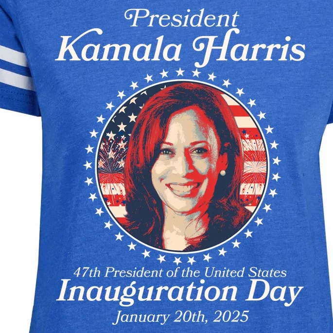 Vote Kamaia Harris 2024 Inauguration Day 2025 Enza Ladies Jersey Football T-Shirt