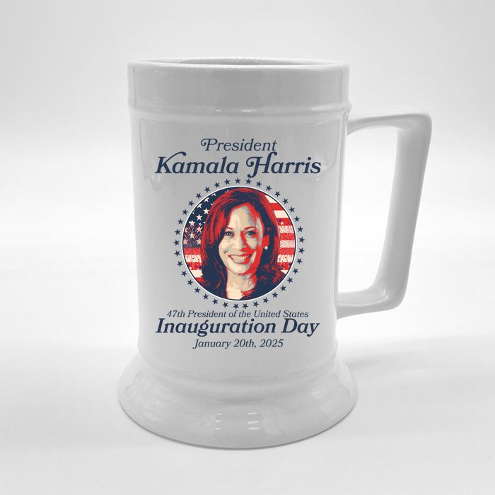 Vote Kamaia Harris 2024 Inauguration Day 2025 Front & Back Beer Stein