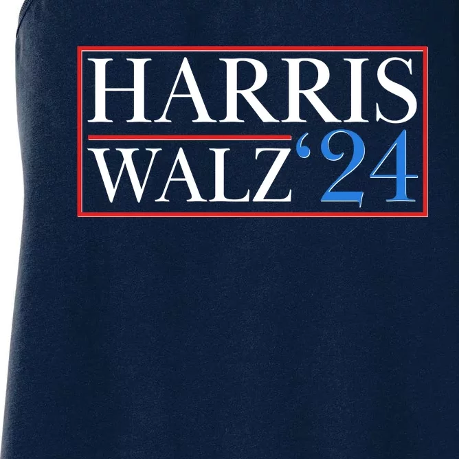 Vote Kamala Harris Tim Walz 2024 Election Women's Racerback Tank