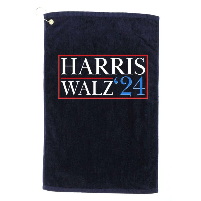 Vote Kamala Harris Tim Walz 2024 Election Platinum Collection Golf Towel