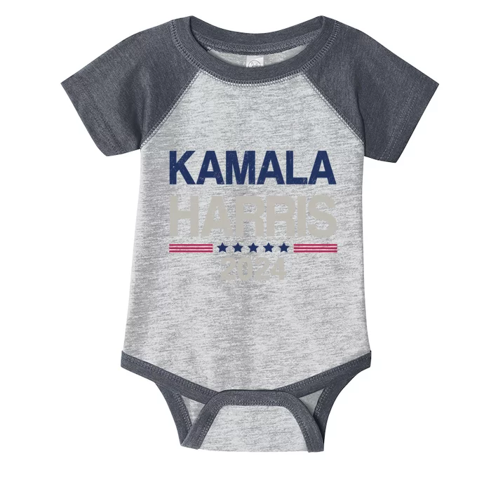 Vintage Kamala Harris 2024 Cute Infant Baby Jersey Bodysuit