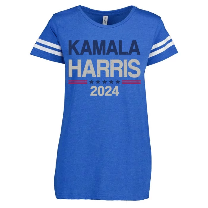 Vintage Kamala Harris 2024 Cute Enza Ladies Jersey Football T-Shirt