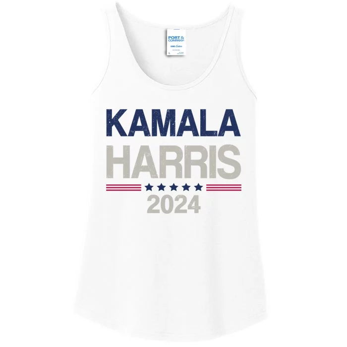 Vintage Kamala Harris 2024 Cute Ladies Essential Tank