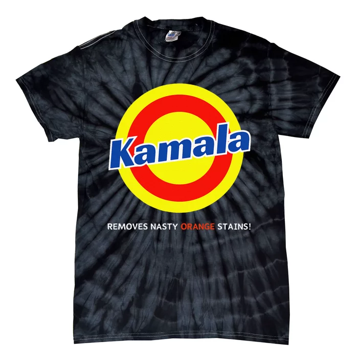 Vote Kamala Harris Removes Nasty Orange Stains Detergent Fun Gift Tie-Dye T-Shirt