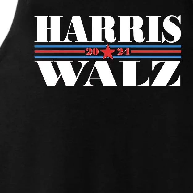 Vote Kamala Harris Tim Walz 2024 Election Ladies Tri-Blend Wicking Tank