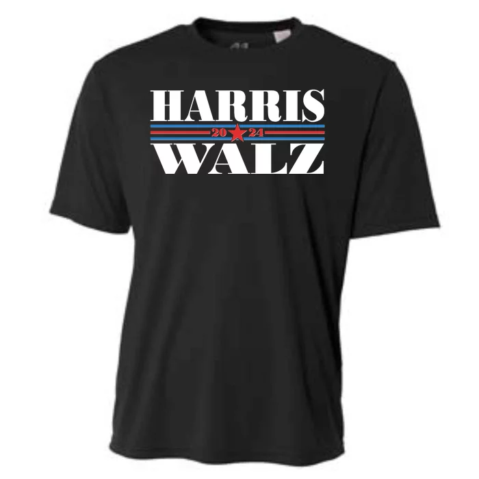 Vote Kamala Harris Tim Walz 2024 Election Cooling Performance Crew T-Shirt