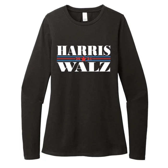 Vote Kamala Harris Tim Walz 2024 Election Womens CVC Long Sleeve Shirt