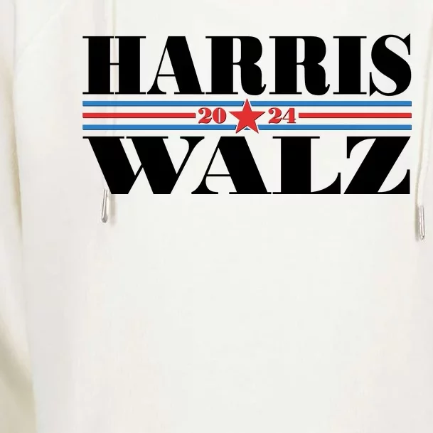 Vote Kamala Harris Tim Walz 2024 Election Womens Funnel Neck Pullover Hood