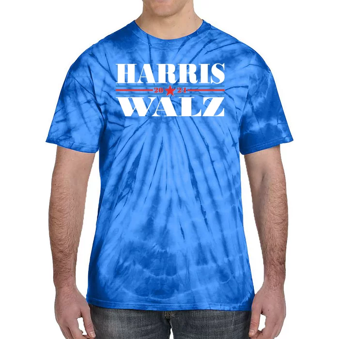 Vote Kamala Harris Tim Walz 2024 Election Tie-Dye T-Shirt