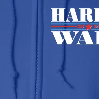 Vote Kamala Harris Tim Walz 2024 Election Full Zip Hoodie