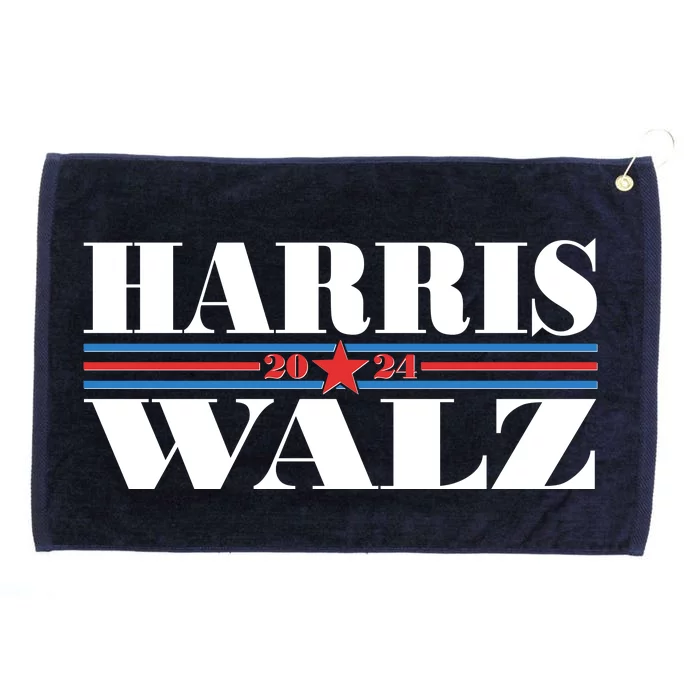 Vote Kamala Harris Tim Walz 2024 Election Grommeted Golf Towel