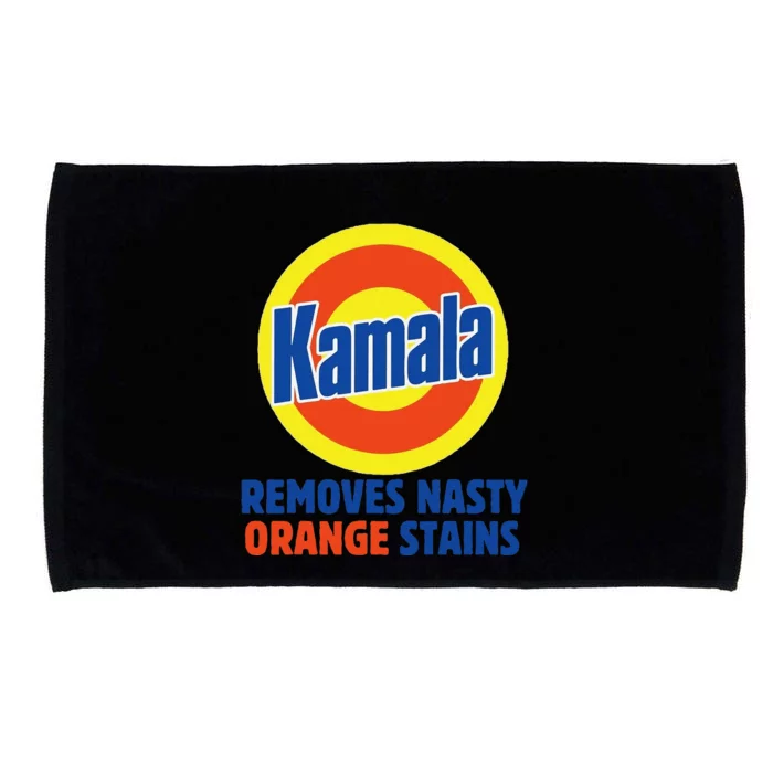 Vote Kamala Harris 2024 Removes Nasty Orange Stains Funny Microfiber Hand Towel