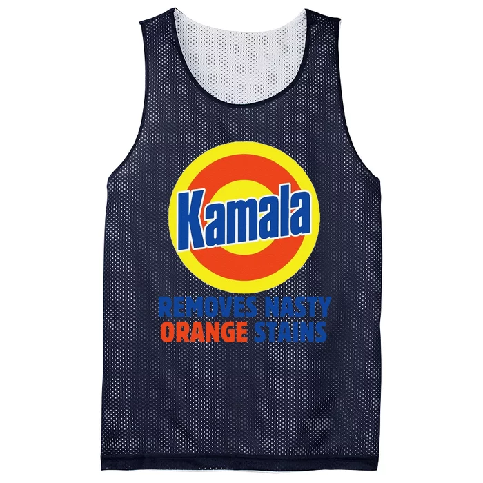 Vote Kamala Harris 2024 Removes Nasty Orange Stains Funny Mesh Reversible Basketball Jersey Tank