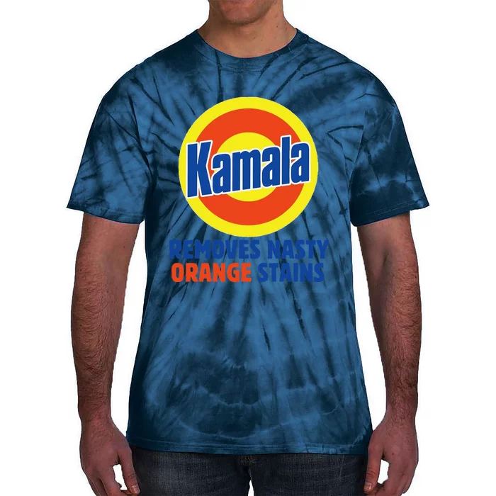 Vote Kamala Harris 2024 Removes Nasty Orange Stains Funny Tie-Dye T-Shirt