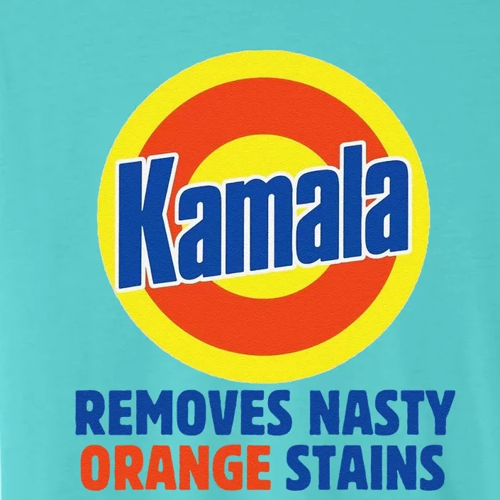 Vote Kamala Harris 2024 Removes Nasty Orange Stains Funny ChromaSoft Performance T-Shirt