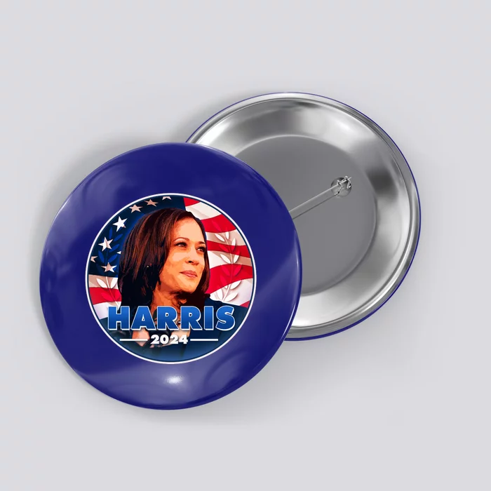 Vote Kamala Harris 2024 Election Emblem Button