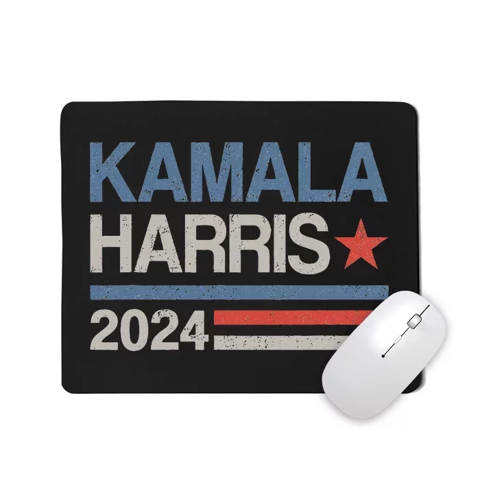 Vintage Kamala Harris 2024 For President Election Campaign Mousepad