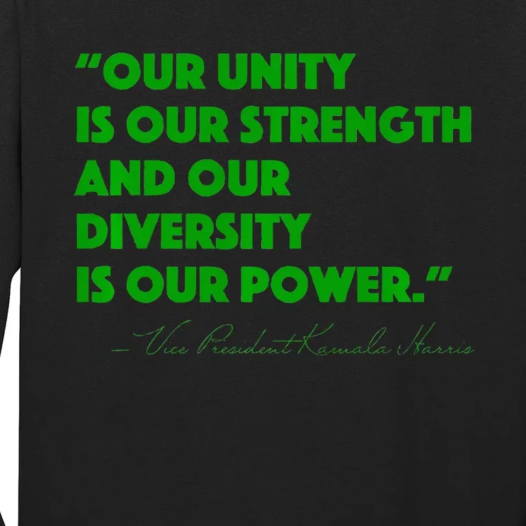 Vp Kamala Harris Quote Premium Long Sleeve Shirt