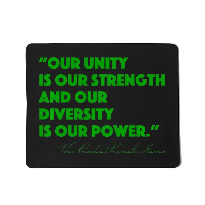 Vp Kamala Harris Quote Premium Mousepad