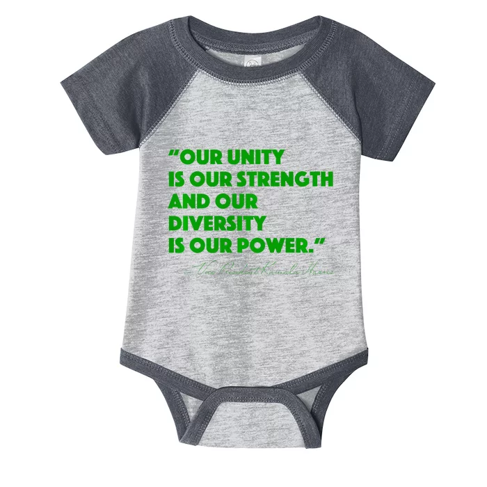 Vp Kamala Harris Quote Premium Infant Baby Jersey Bodysuit