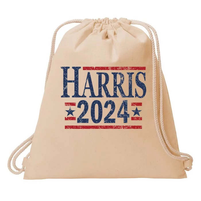 Vintage Kamala Harris 2024 Drawstring Bag