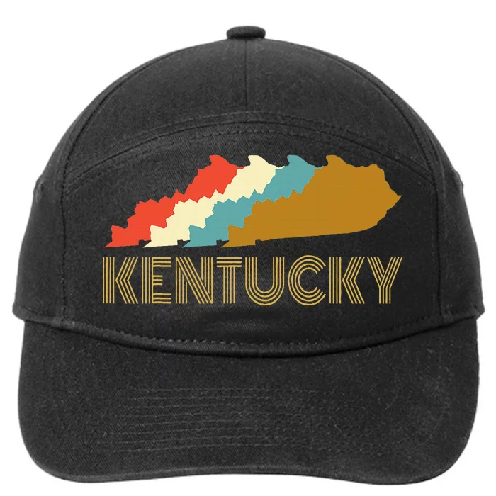 Vintage Kentucky Home State  I Love Kentucky 7-Panel Snapback Hat