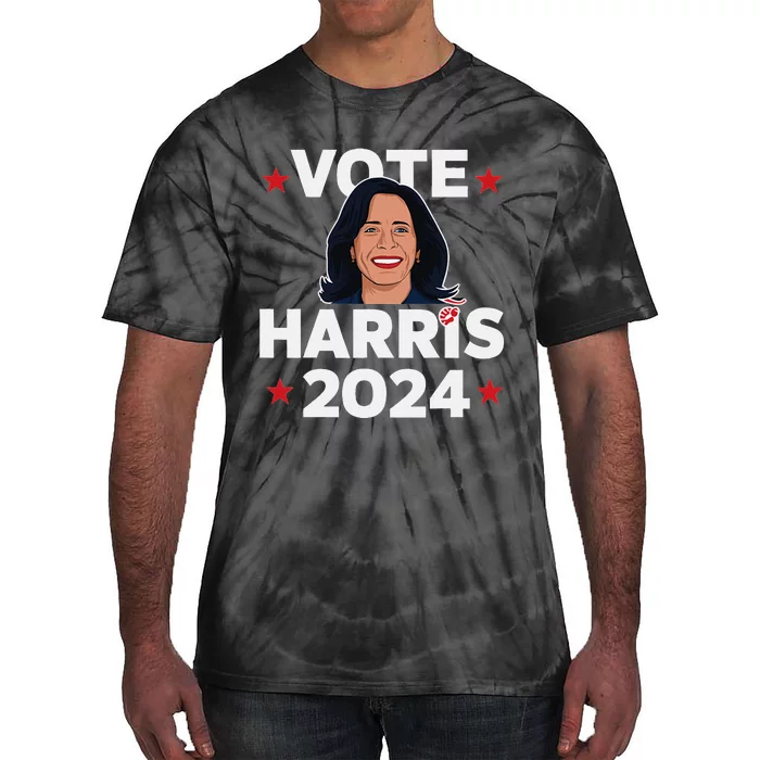 Vote Kamala Harris 2024 For President Campaign Tie-Dye T-Shirt