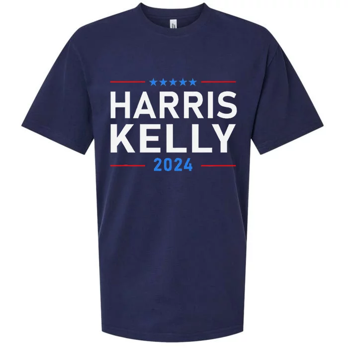 Vote Kamala Harris Mark Kelly President 2024 Harris Kelly 24 Sueded Cloud Jersey T-Shirt