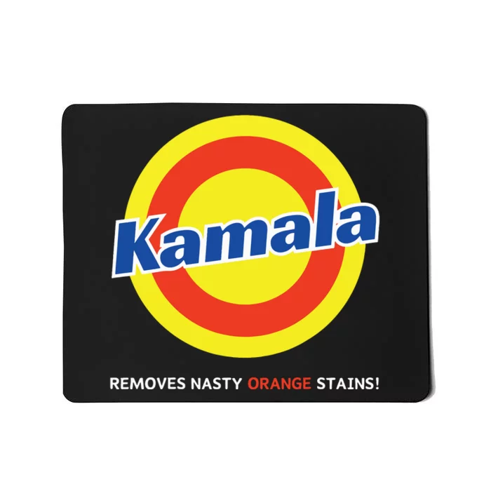 Vote Kamala Harris Removes Nasty Orange Stains Detergent Fun Mousepad