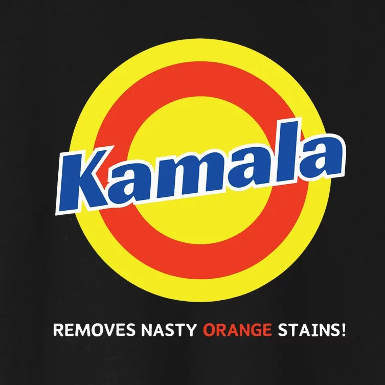 Vote Kamala Harris Removes Nasty Orange Stains Detergent Fun Women's Crop Top Tee