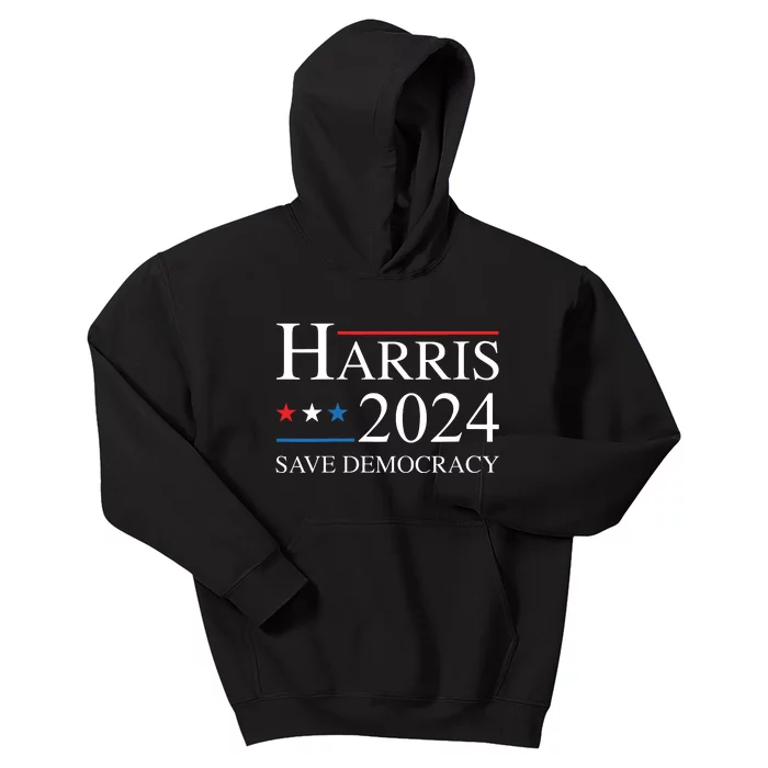 Vote Kamala Harris For President 2024 Election Democratic Kids Hoodie