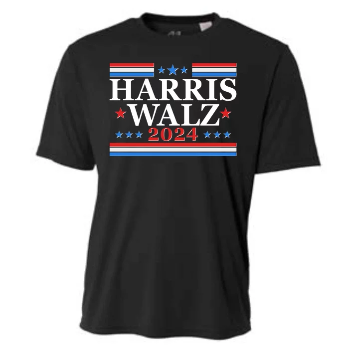 Vote Kamala Harris Tim Walz 2024 Election Cooling Performance Crew T-Shirt