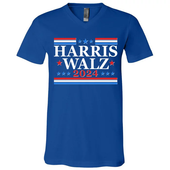 Vote Kamala Harris Tim Walz 2024 Election V-Neck T-Shirt