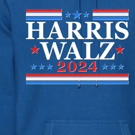 Vote Kamala Harris Tim Walz 2024 Election Premium Hoodie