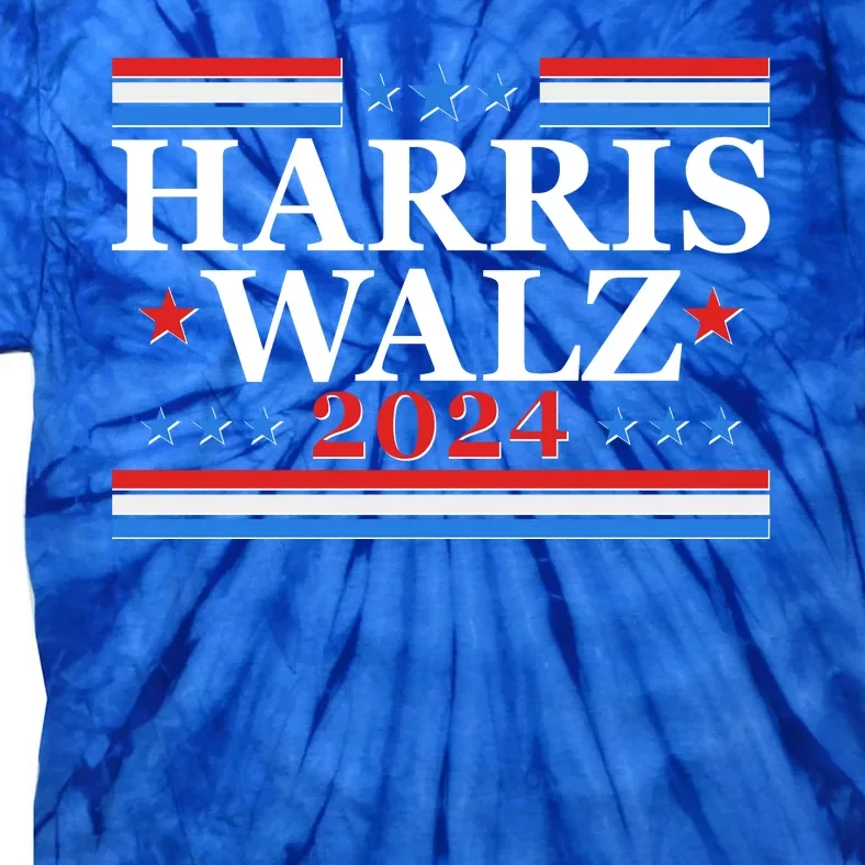 Vote Kamala Harris Tim Walz 2024 Election Tie-Dye T-Shirt