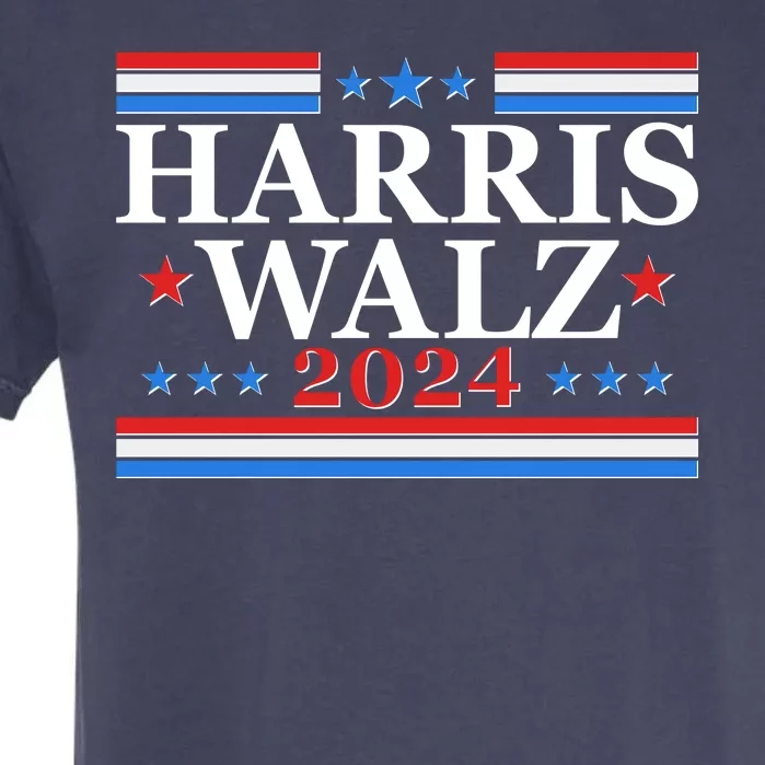 Vote Kamala Harris Tim Walz 2024 Election Garment-Dyed Heavyweight T-Shirt