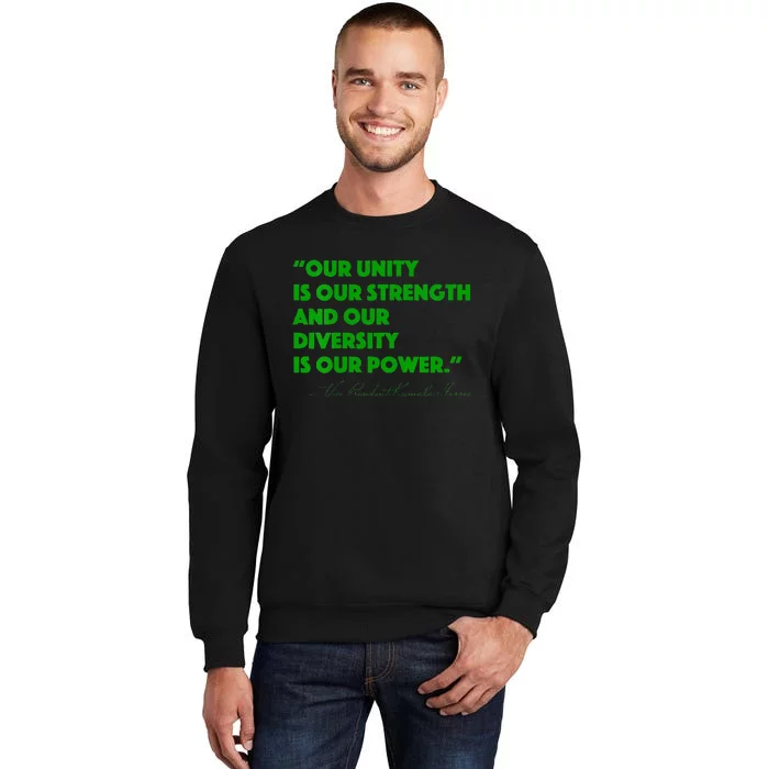 Vp Kamala Harris Quote Tall Sweatshirt