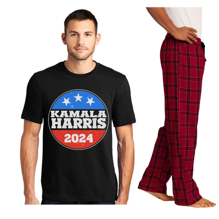 Vintage Kamala Harris 2024 Election Emblem Pajama Set