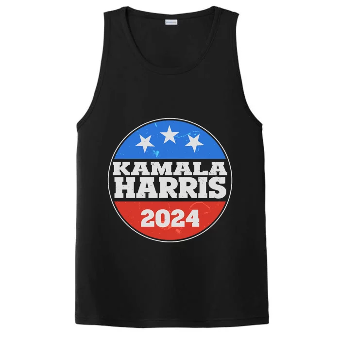 Vintage Kamala Harris 2024 Election Emblem Performance Tank