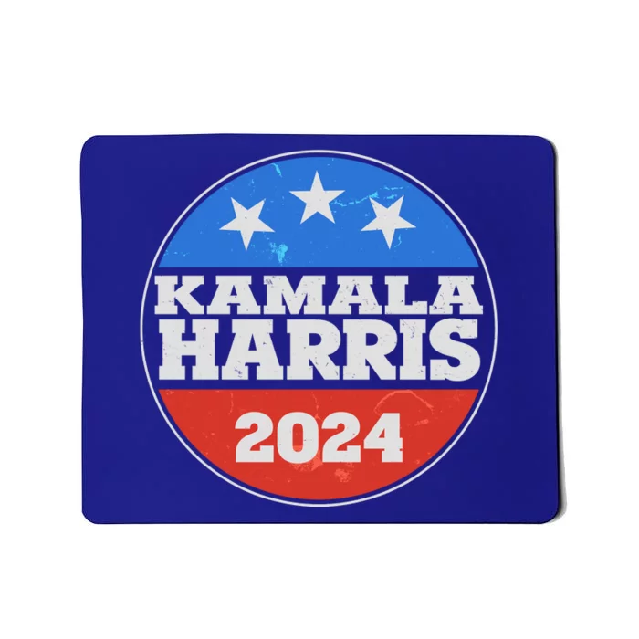 Vintage Kamala Harris 2024 Election Emblem Mousepad