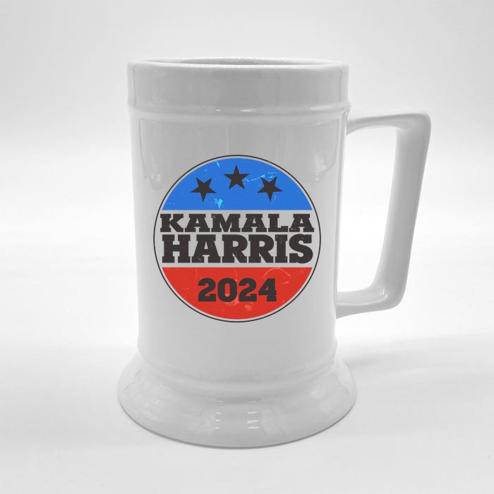 Vintage Kamala Harris 2024 Election Emblem Front & Back Beer Stein