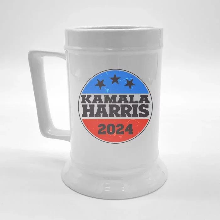 Vintage Kamala Harris 2024 Election Emblem Front & Back Beer Stein