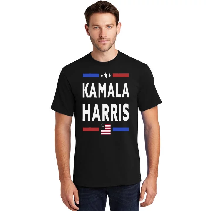 Vintage Kamala Harris 2024 For President Election Campaign Tall T-Shirt