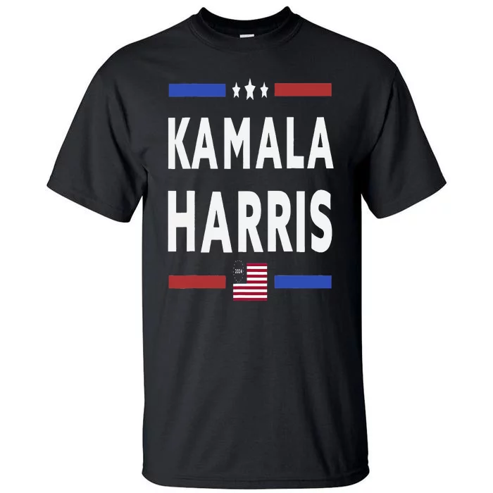 Vintage Kamala Harris 2024 For President Election Campaign Tall T-Shirt