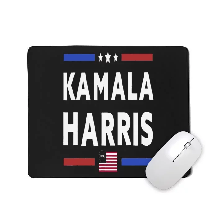 Vintage Kamala Harris 2024 For President Election Campaign Mousepad