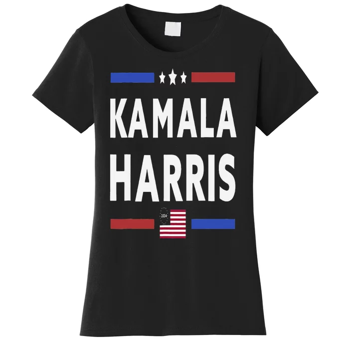 Vintage Kamala Harris 2024 For President Election Campaign Women's T-Shirt