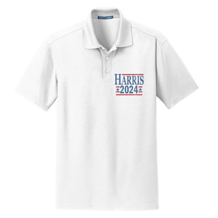 Vintage Kamala Harris 2024 Dry Zone Grid Performance Polo