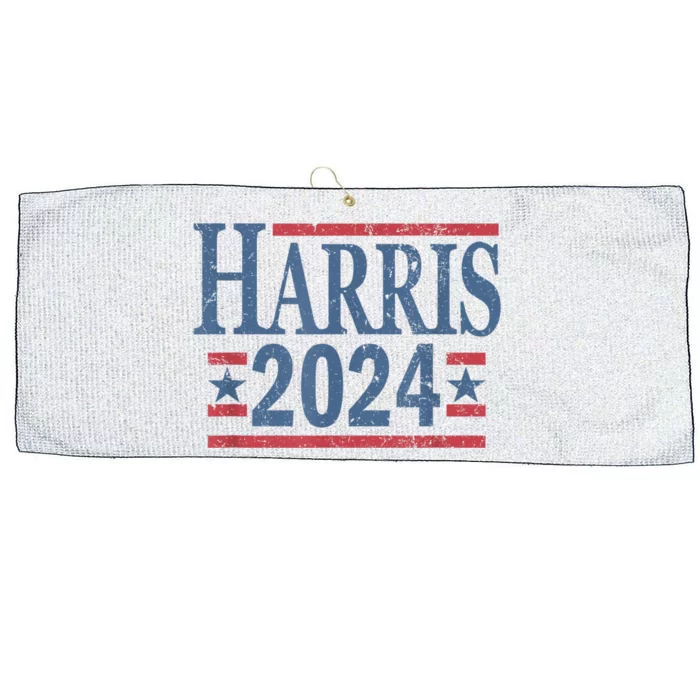 Vintage Kamala Harris 2024 Large Microfiber Waffle Golf Towel