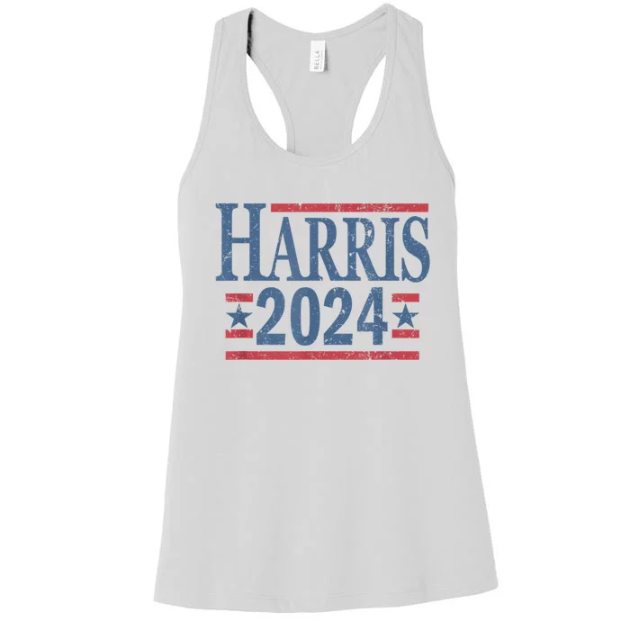 Vintage Kamala Harris 2024 Women's Racerback Tank